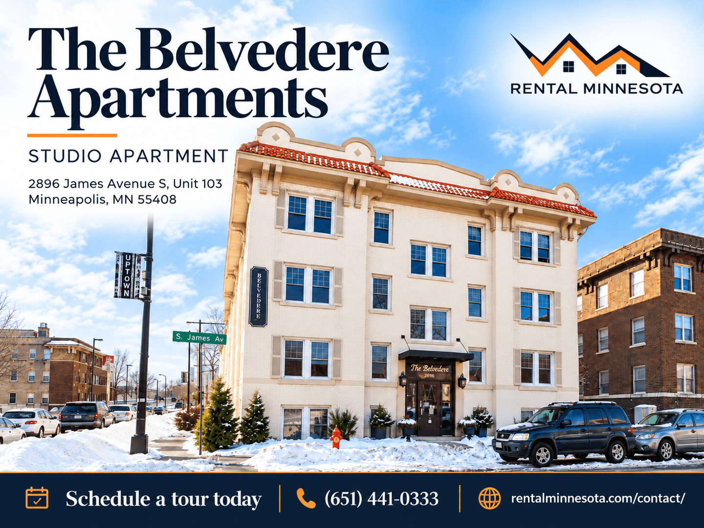 Minneapolis Apartment: 2896 James Avenue S