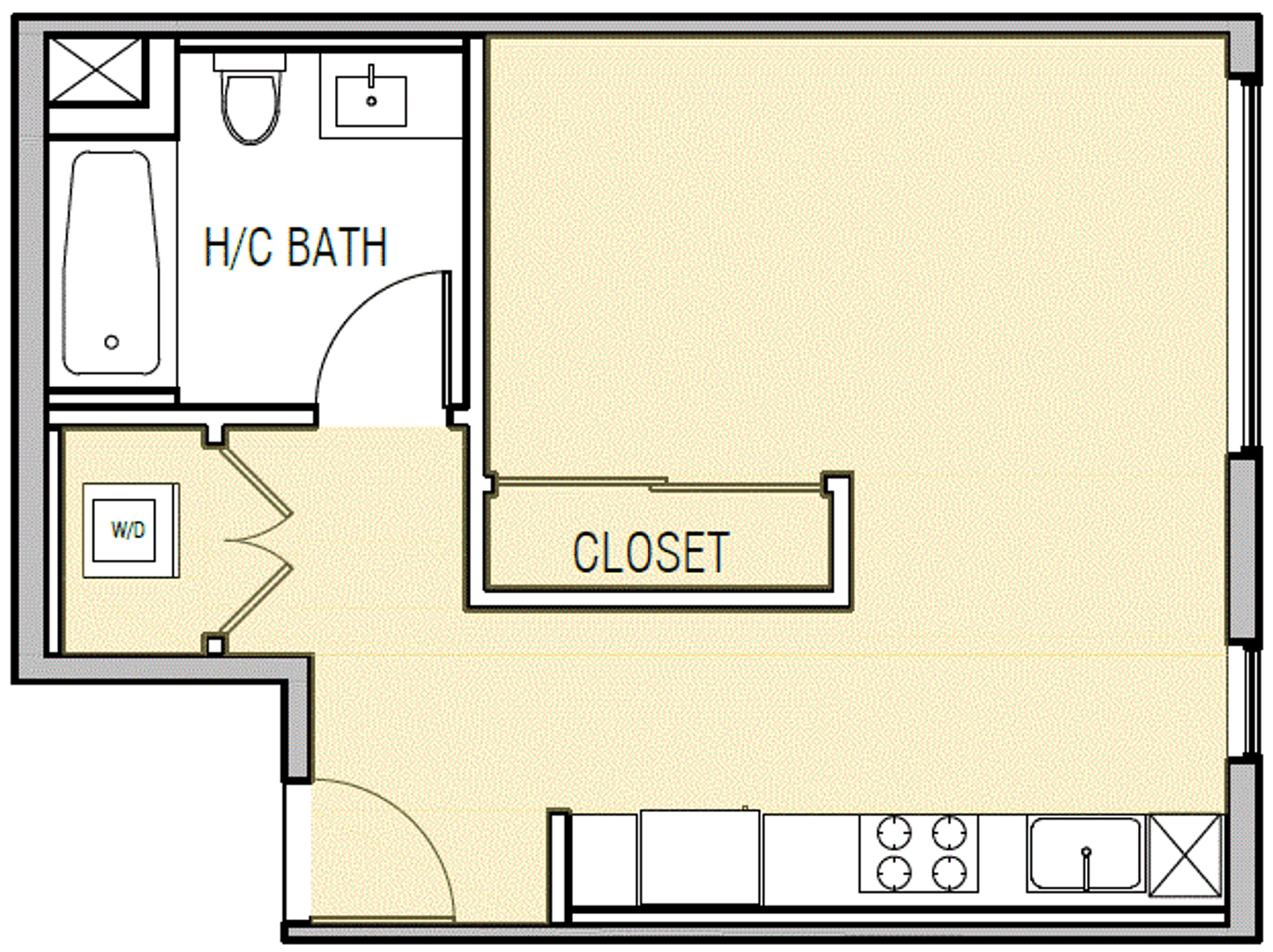 Los Angeles Apartment: 750 S Kingsley Drive