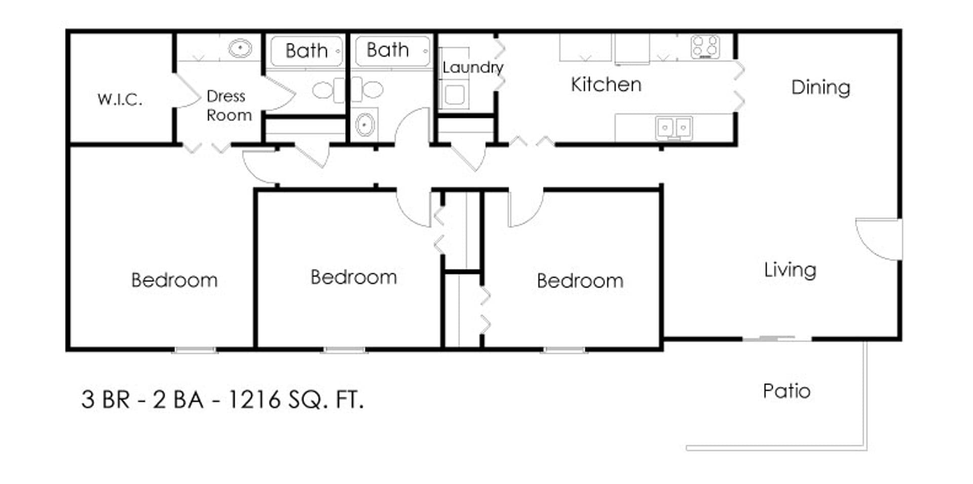 Jonesboro Apartment: 701 Mt. Zion Road