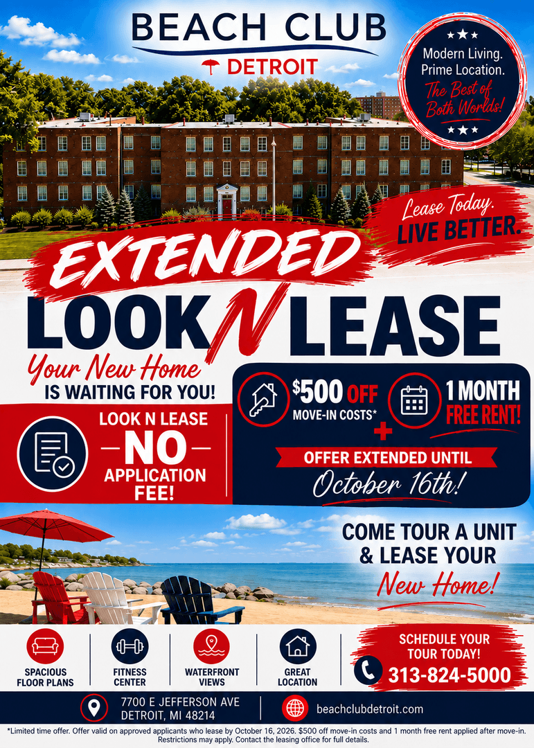 Detroit Apartment: 7700 E. Jefferson