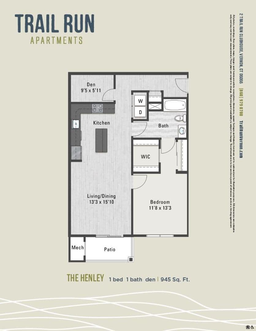 Vernon Apartment: 2 Trail Run, Clubhouse
