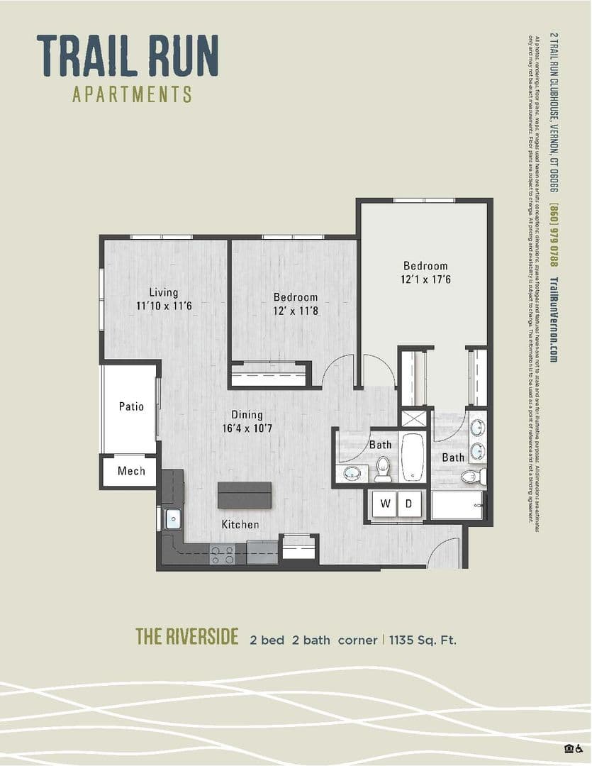 Vernon Apartment: 2 Trail Run, Clubhouse