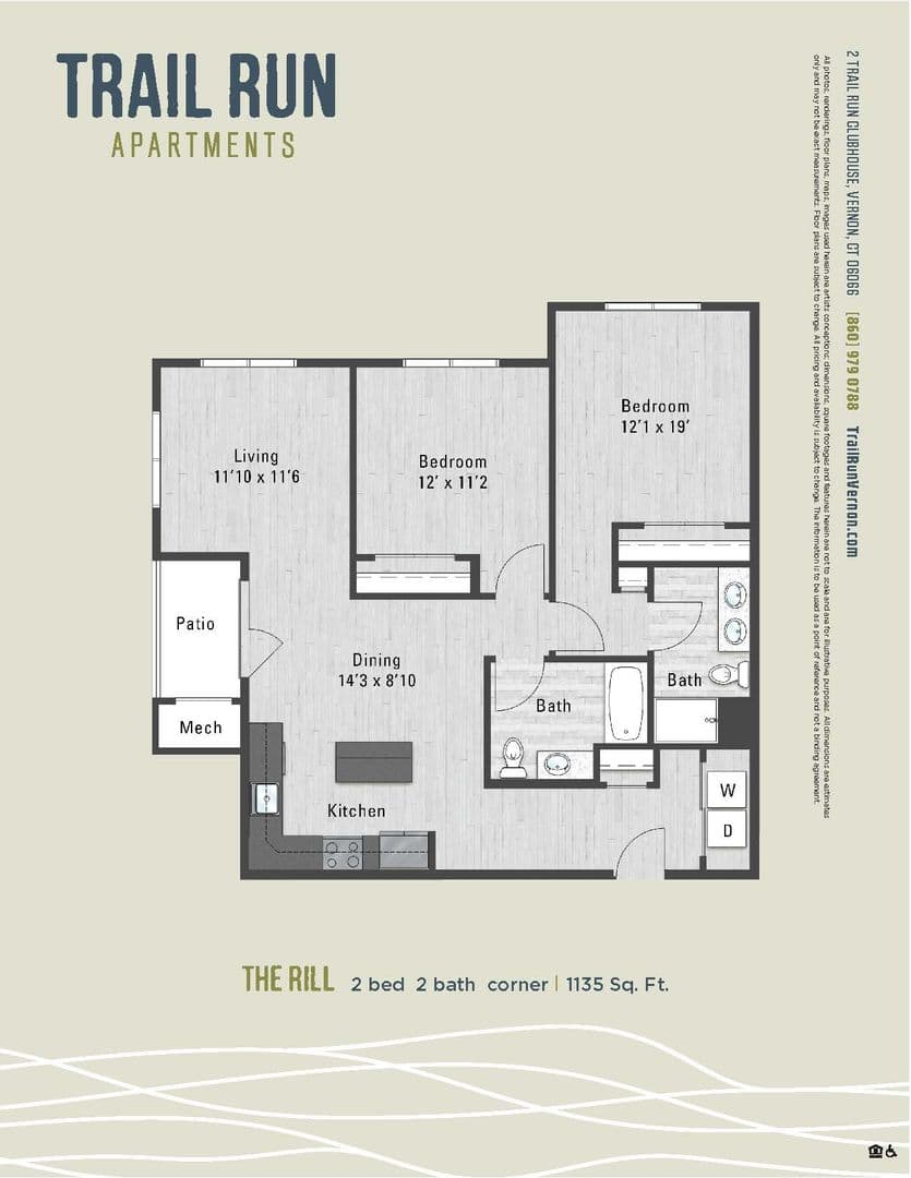 Vernon Apartment: 2 Trail Run, Clubhouse
