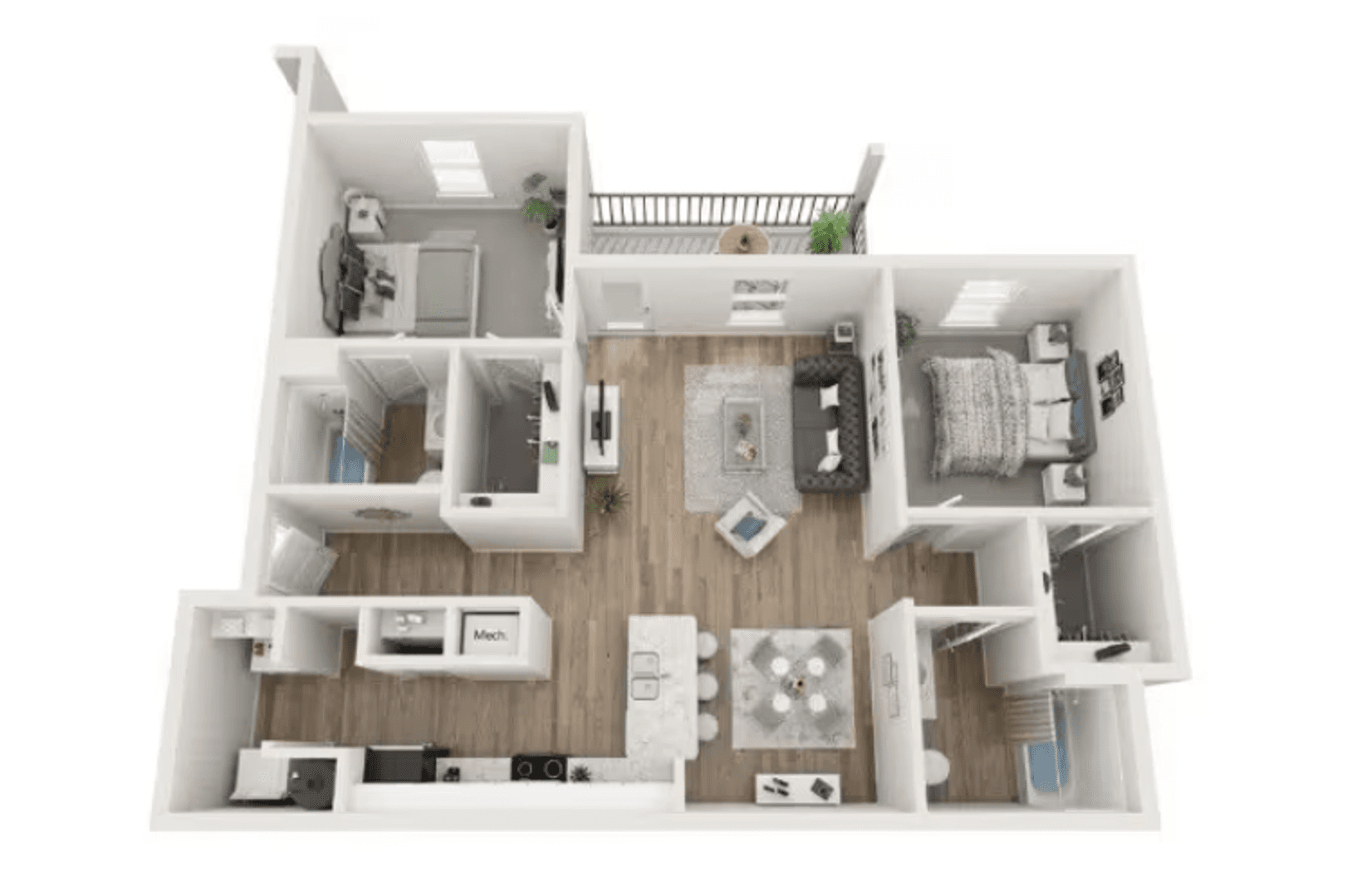 Biloxi Apartment: 15080 Mallett Rd
