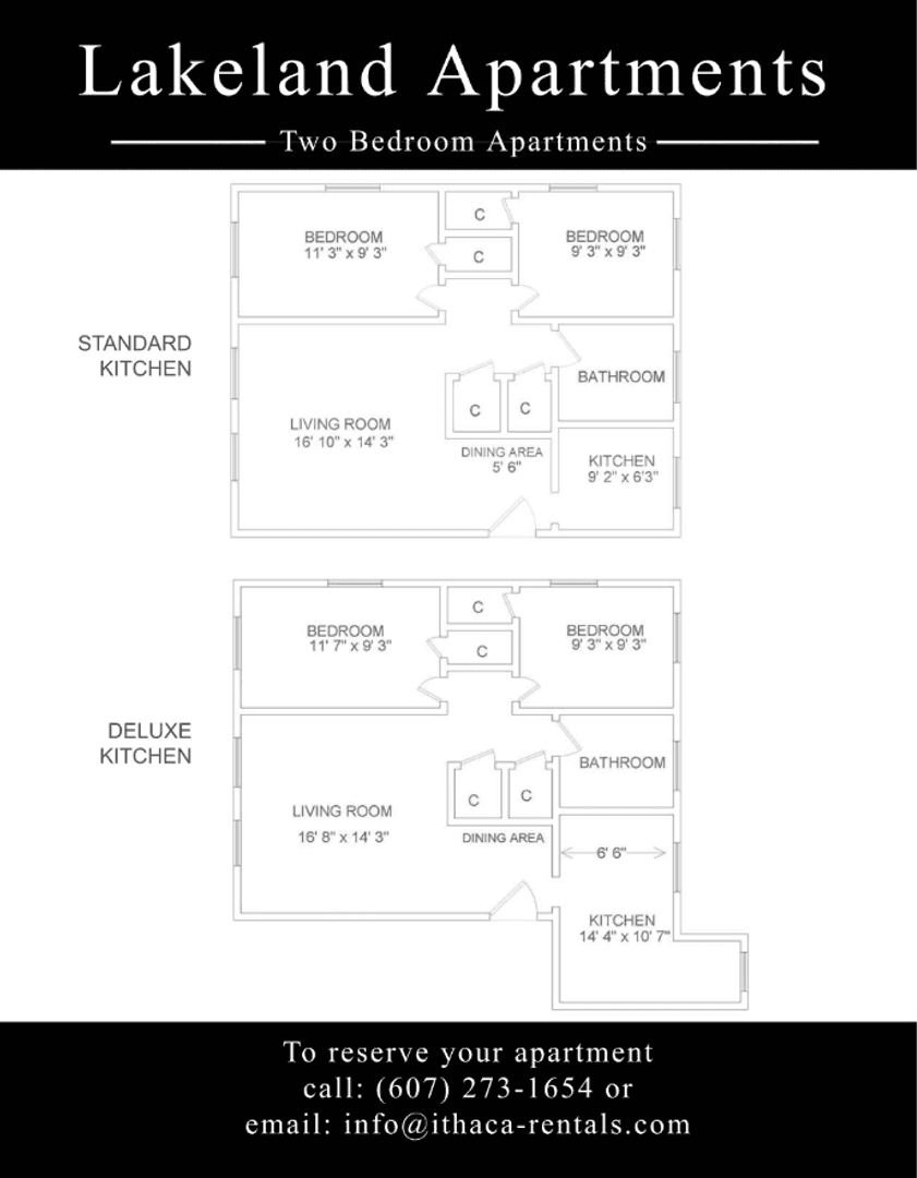 Ithaca Apartment: 319 Highland Ave