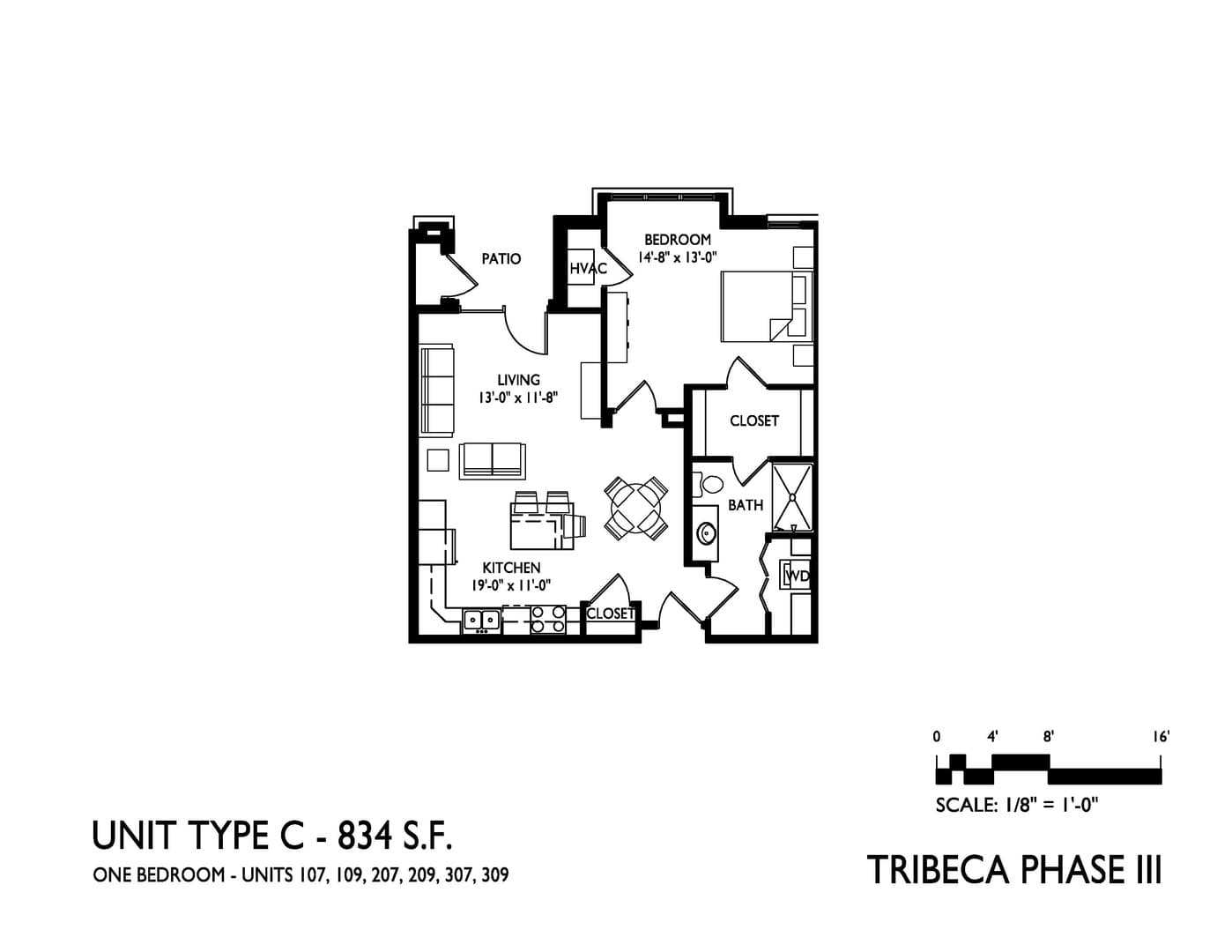 MIDDLETON Apartment: 3725 TRIBECA DR