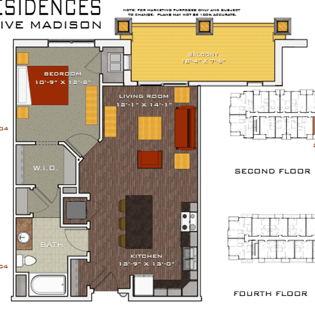 Madison Apartment: 4702 Creekwood Lane