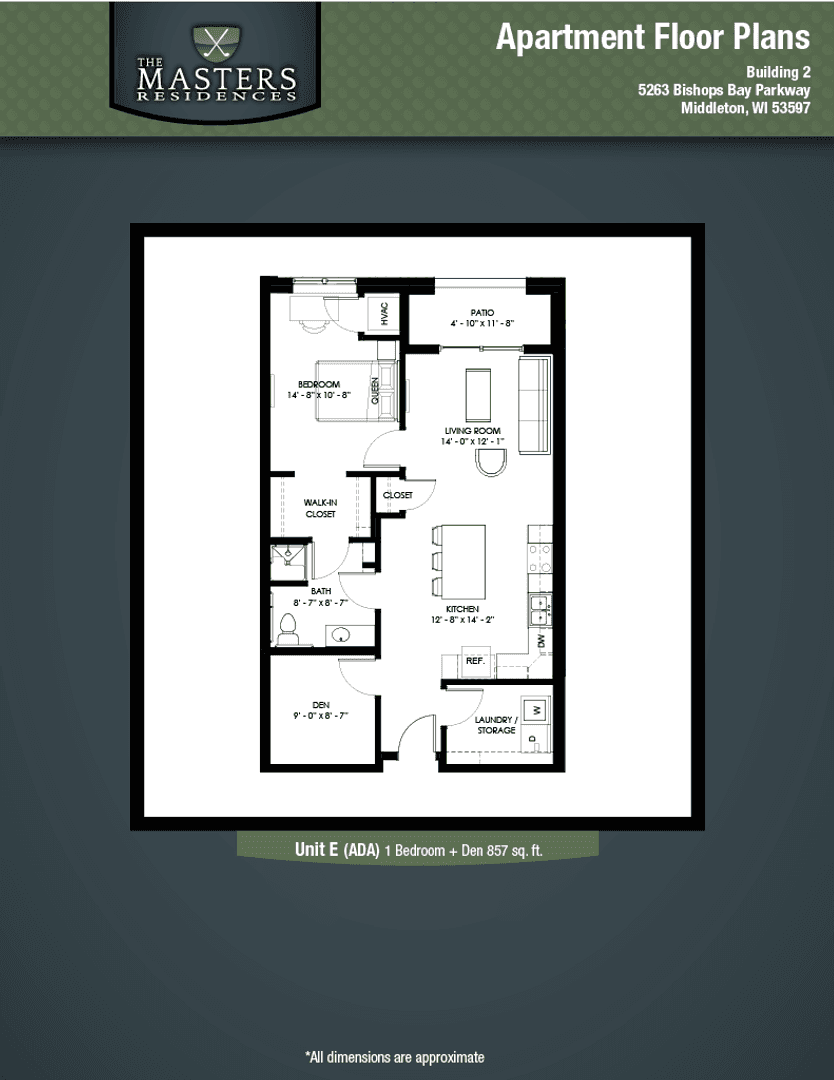 MIDDLETON Apartment: 5269 BISHOPS BAY PARKWAY