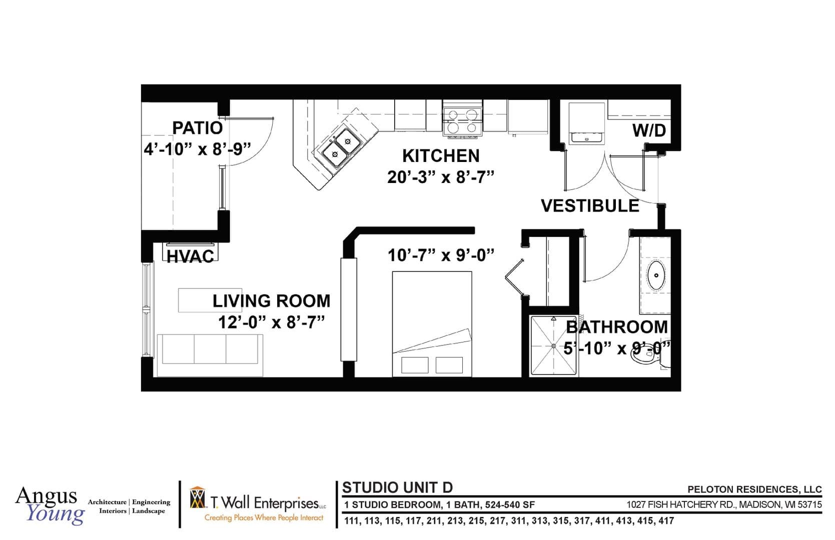 Madison Apartment: 1027 Fish Hatchery Road