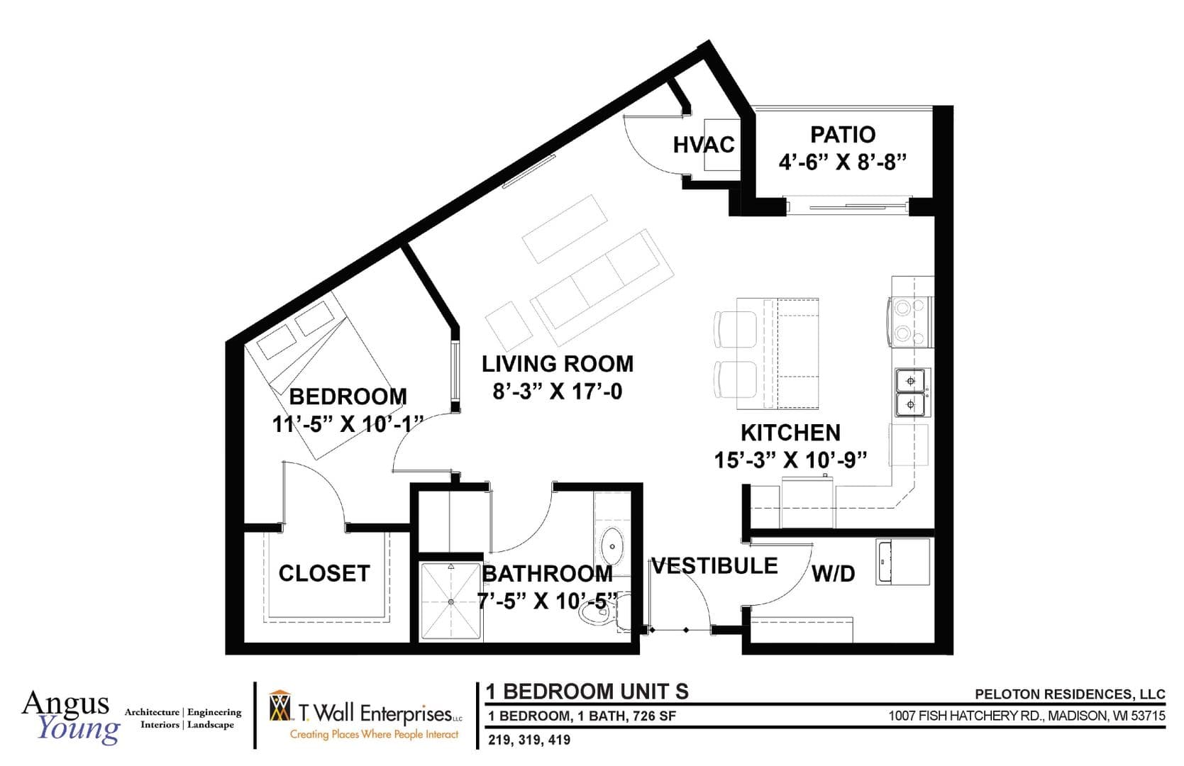 Madison Apartment: 1007 Fish Hatchery Road