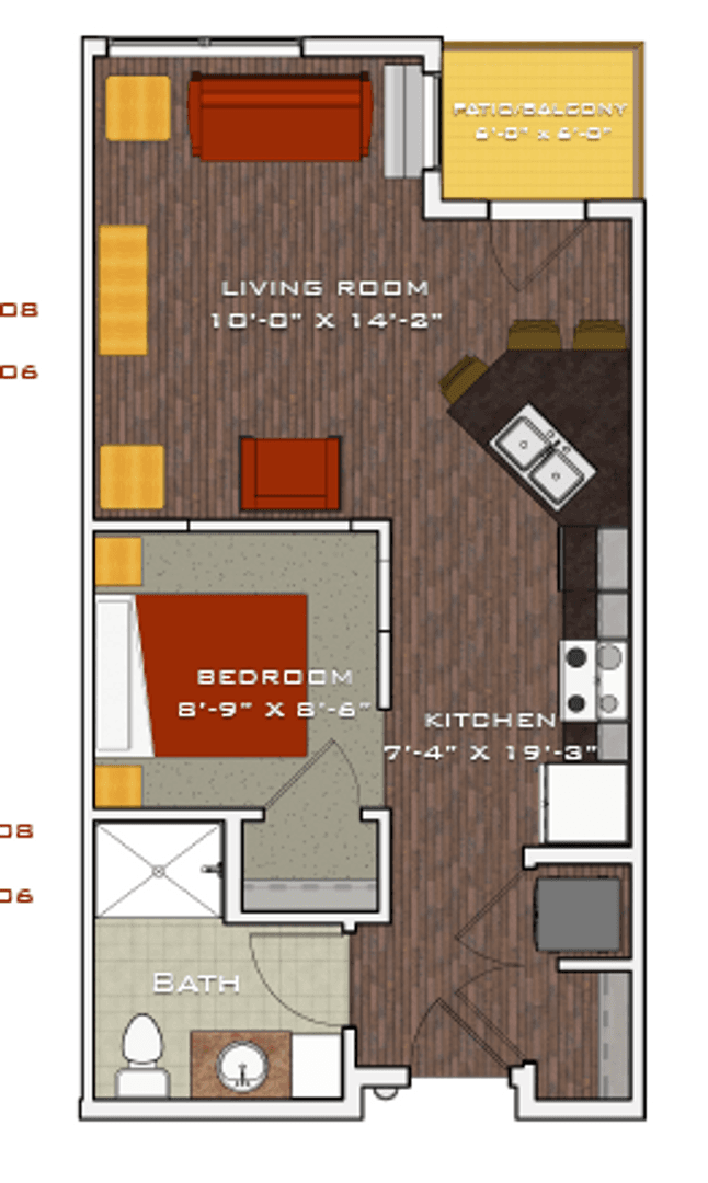 Madison Apartment: 4702 Creekwood Lane