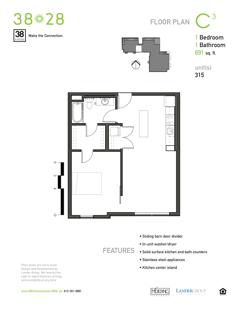 Minneapolis Apartment: 3806 28th Ave S