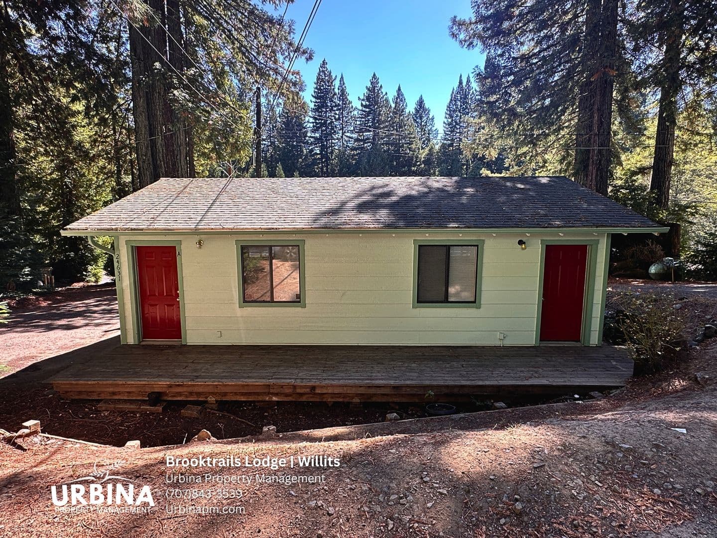Willits Apartment: 24675 Birch Street