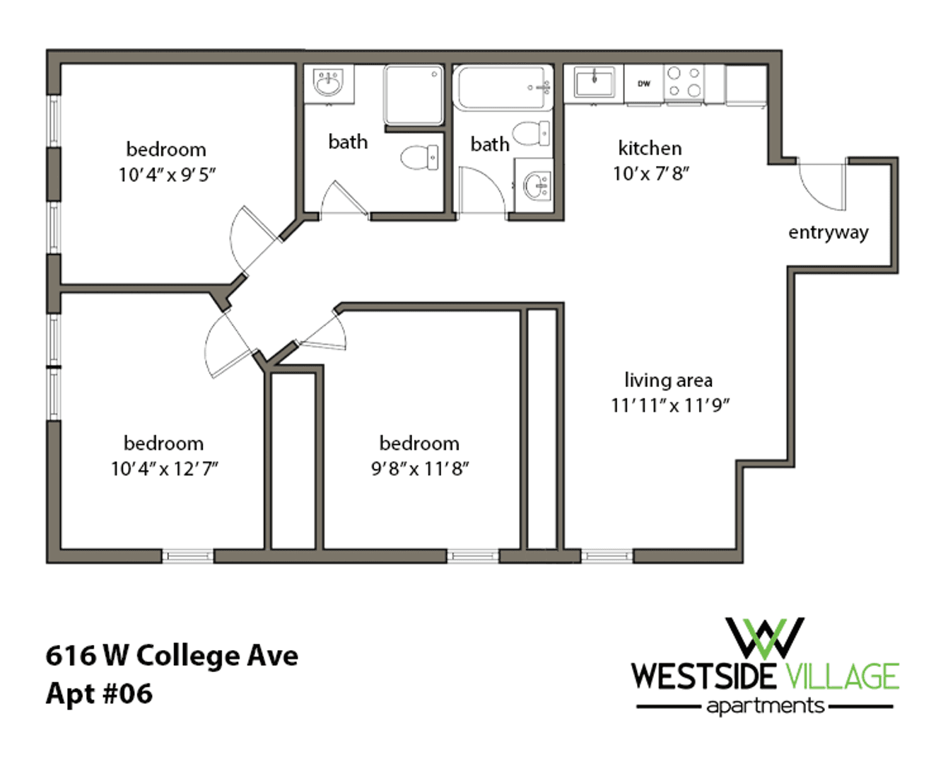 State College Apartment: 616 W. College Ave.