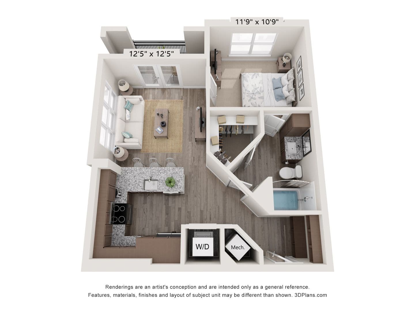 Williamsburg Apartment: 5220 Center Street