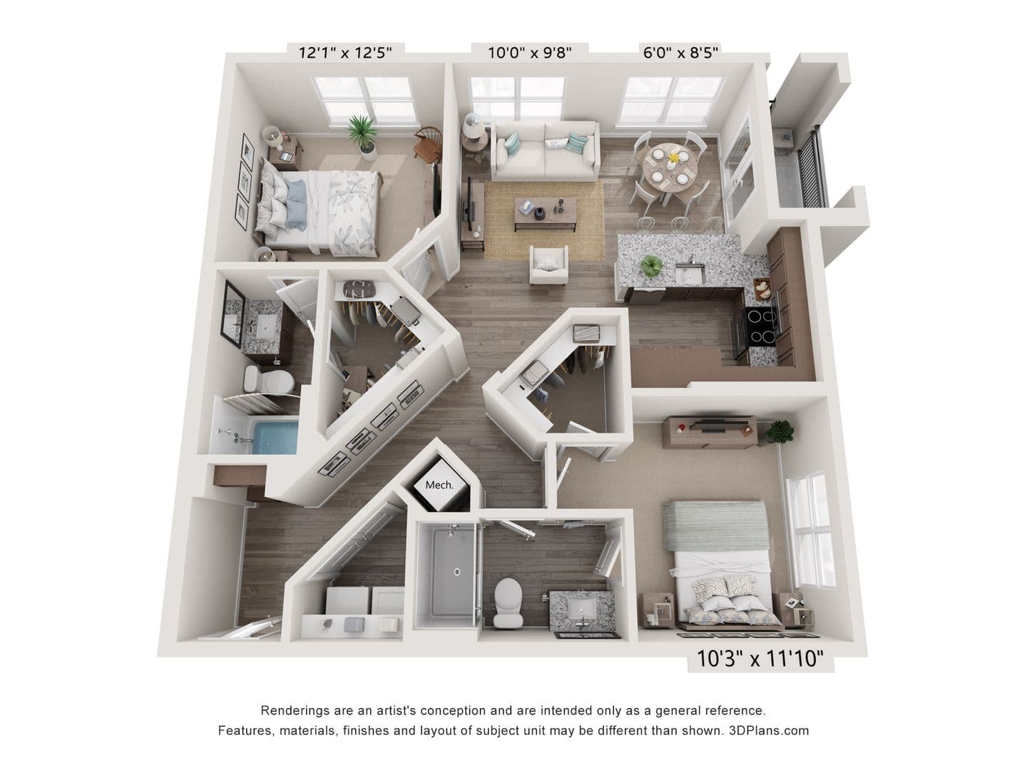 Williamsburg Apartment: 5220 Center Street