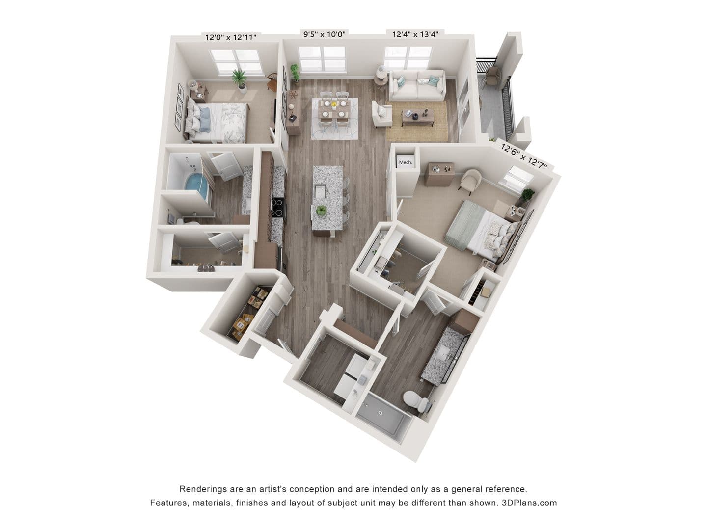 Williamsburg Apartment: 5220 Center Street
