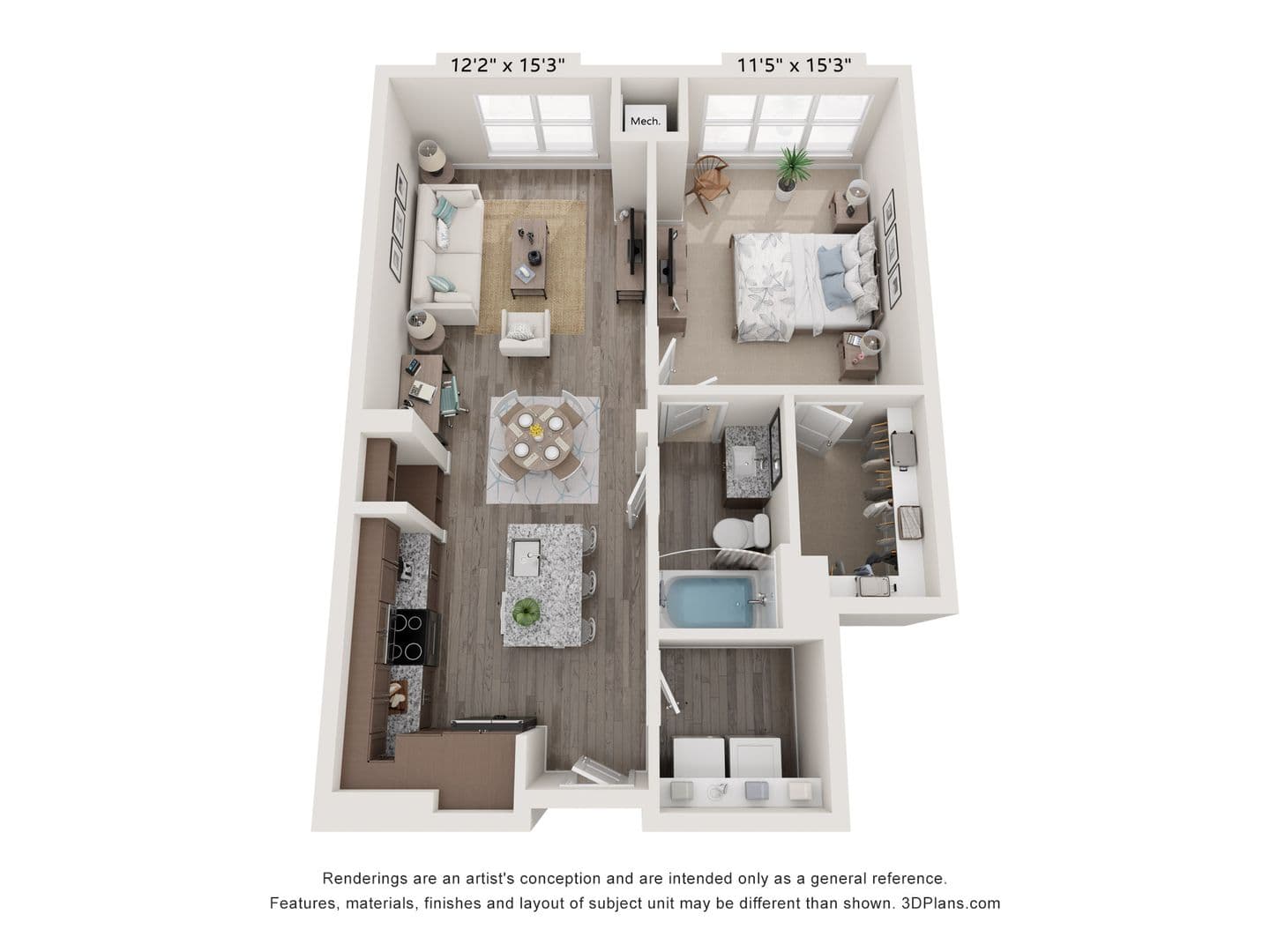 Williamsburg Apartment: 5220 Center Street