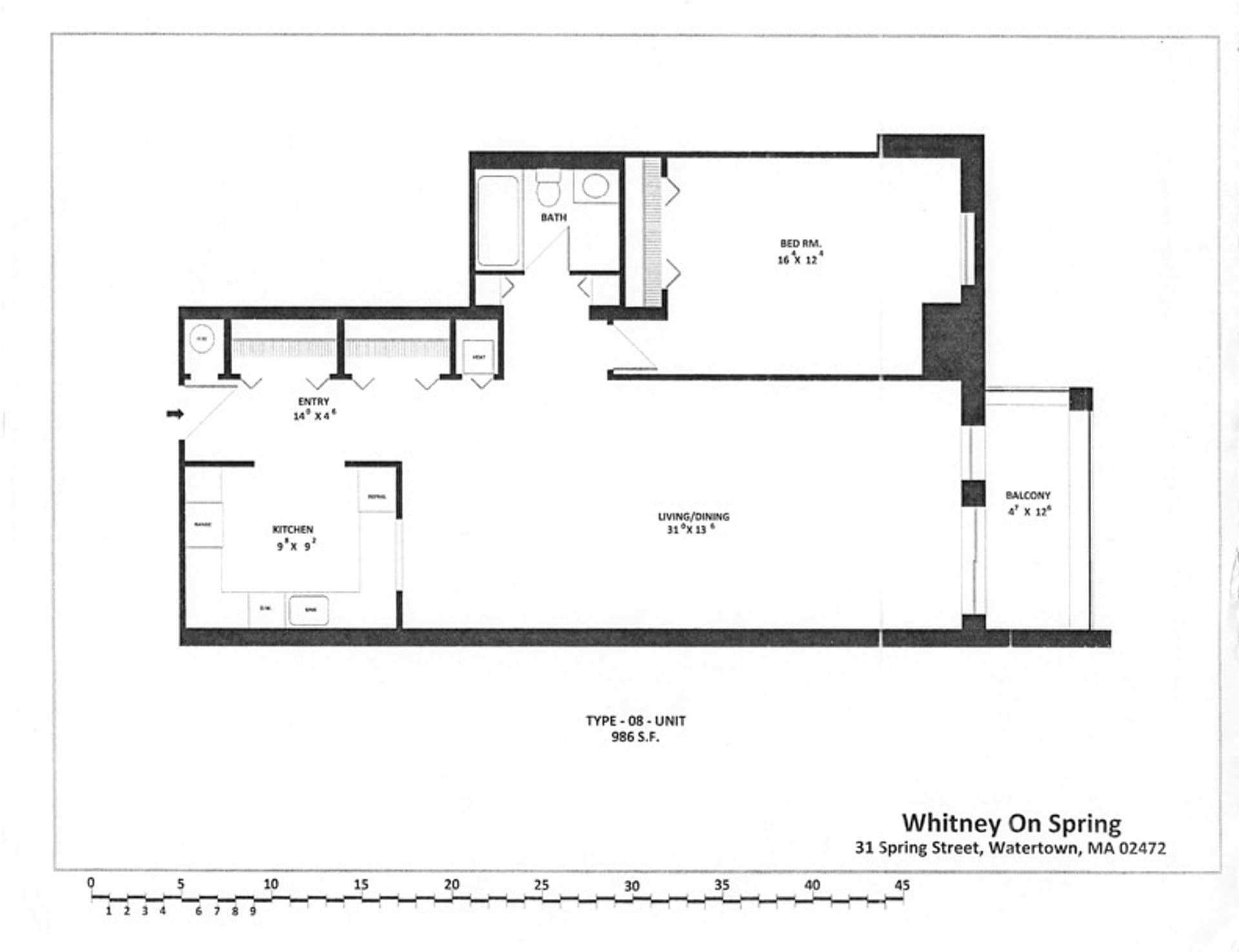 Watertown Apartment: 31 Spring St