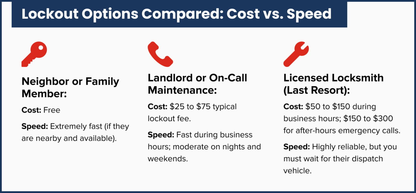 Lockout Options Compared Cost vs. Speed